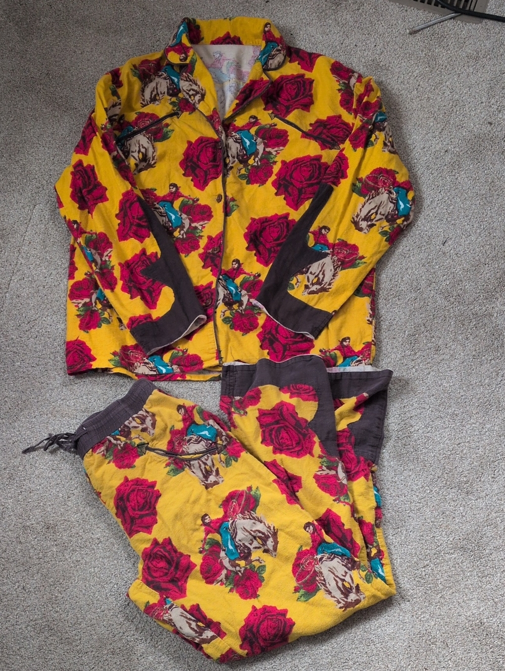 Women's Rodeo Quincy Cotton Pajama Set Medium